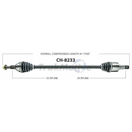 Surtrack Axle Cv Axle Shaft, Ch-8233 CH-8233